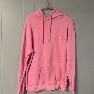 A$$ HOLES LIVE FOREVER PINK HOODIE SIZE MEDIUM NWOT